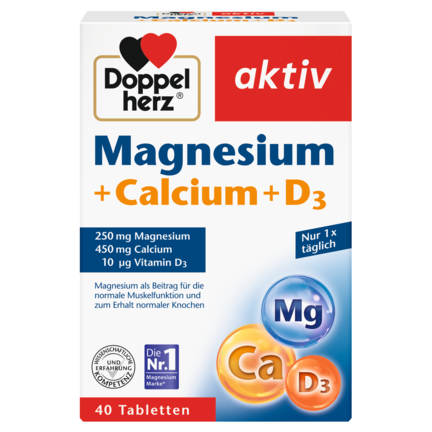 Magniy + kalsiy + D3