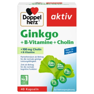 Doppelherz aktiv Ginkgo + B guruhi vitaminlari  Old ko'rinish