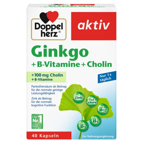 Doppelherz aktiv Ginkgo + B guruhi vitaminlari  Old ko'rinish