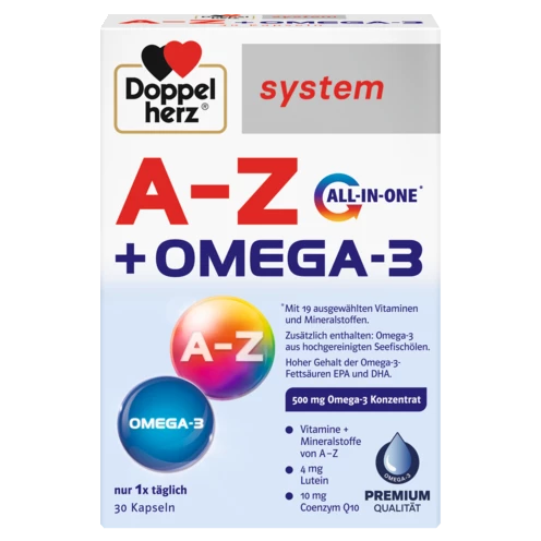 Doppelherz system A-Z + OMEGA-3 Old ko'rinish