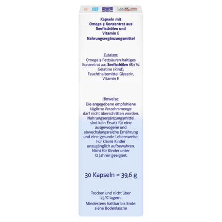 Doppelherz system OMEGA-3 konsentrati O'ng tomondan ko'rinish
