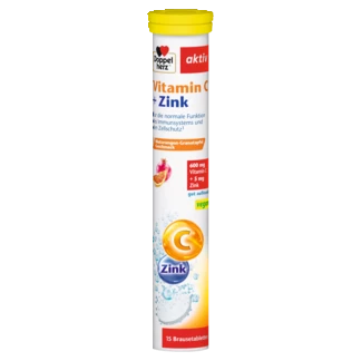 Doppelherz aktiv Vitamin C +Rux suvda eruvchi tabletkalar Old ko'rinish